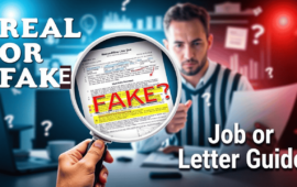 How to check job offer letter is fake or real
