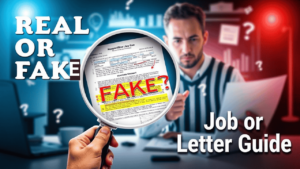 How to check job offer letter is fake or real
