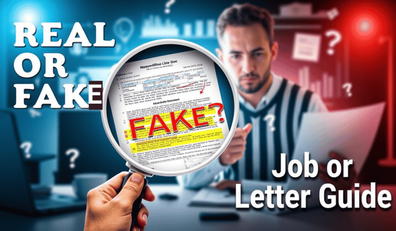 How to check job offer letter is fake or real