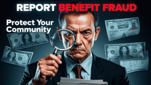 How do you report someone for benefit fraud?